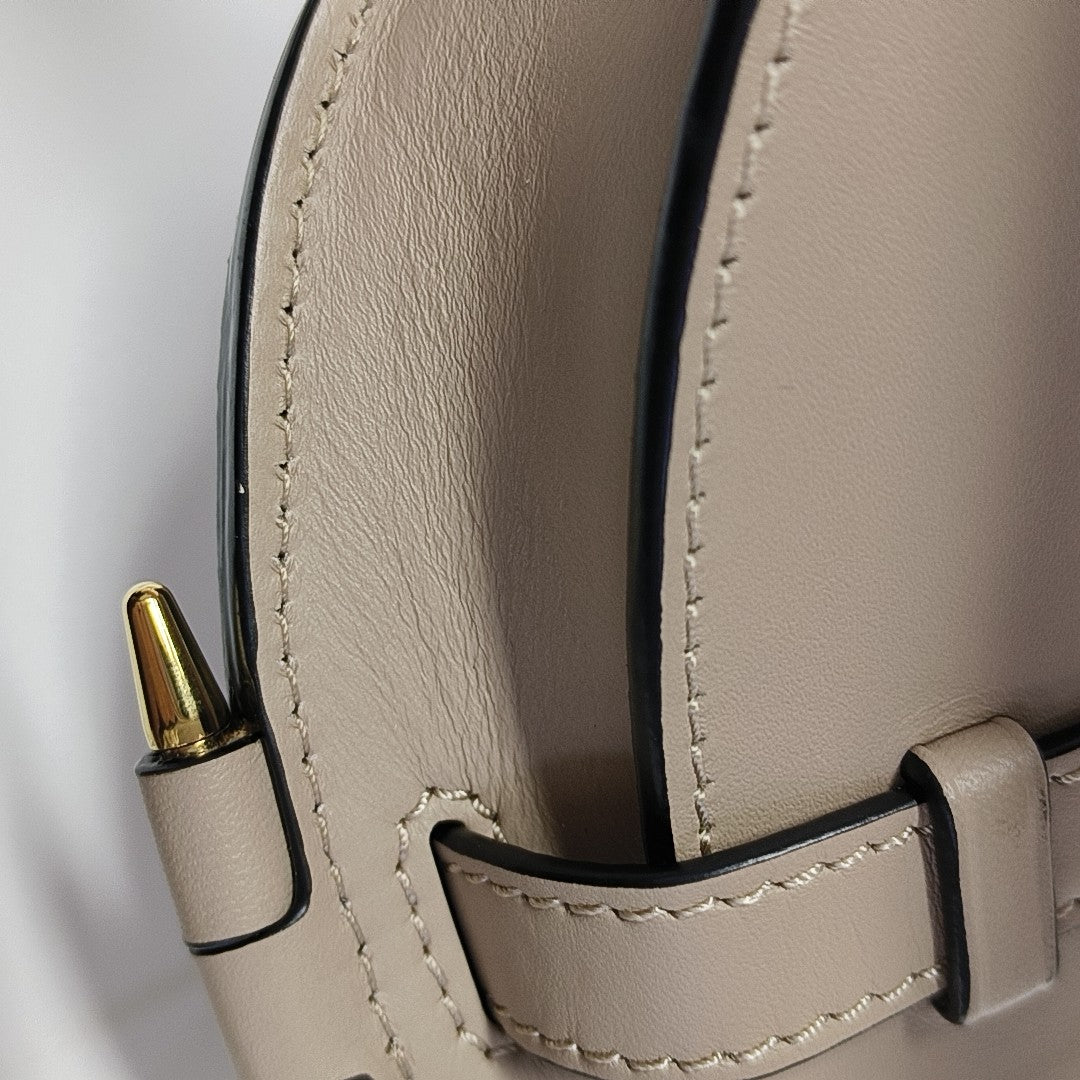 Gate Mini Calfskin Beige
