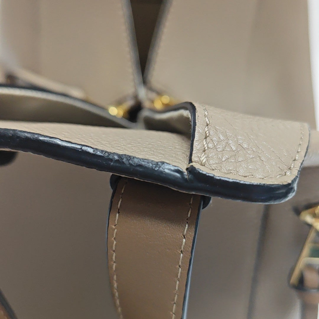 Hammock Small Calfskin Beige