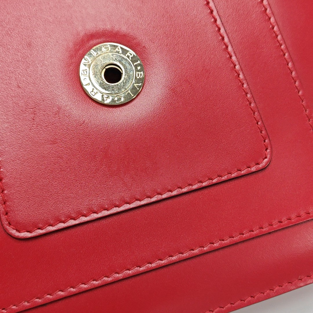 SERPENTI FOREVER Small Calfskin Red