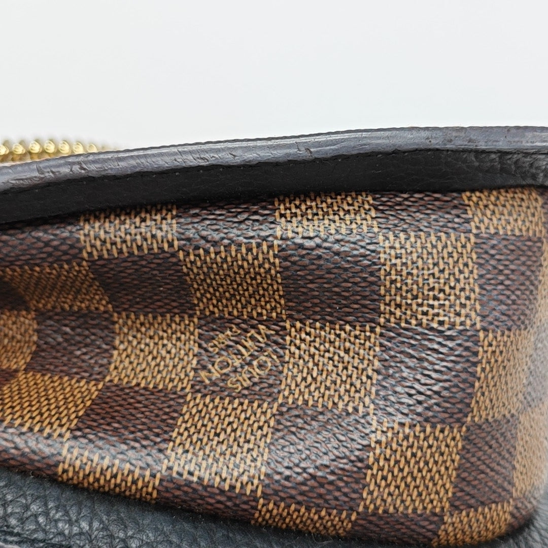 WIGHT Damier Ebene Coated Canvas Brown