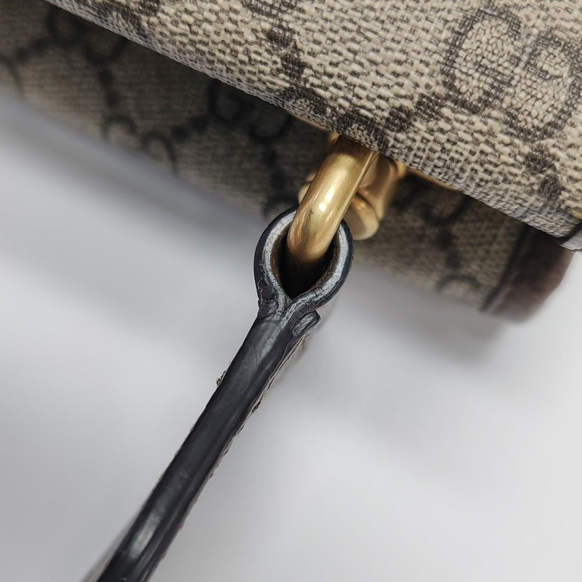 Neo Vintage Small Monogram Coated Canvas Beige
