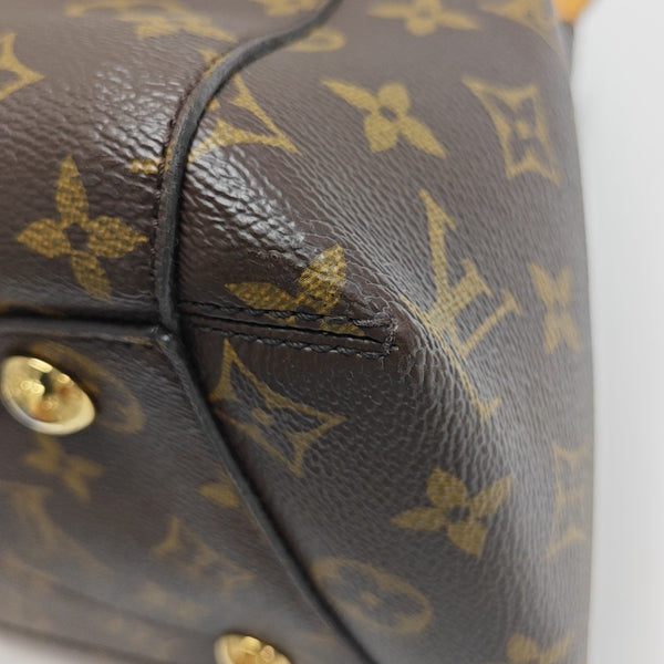 MONTAIGNE Monogram Coated Canvas Brown