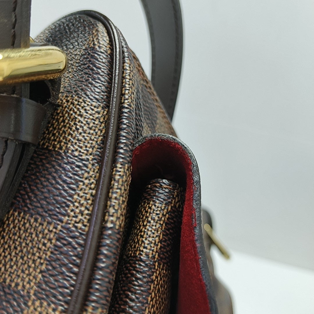 RAVELLO GM Damier Ebene Coated Canvas Brown