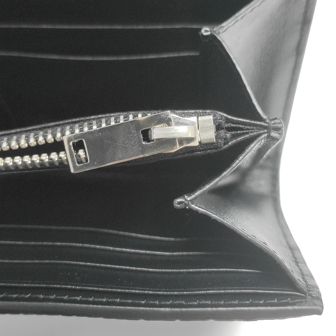 KATE WOC Calfskin Black Wallet