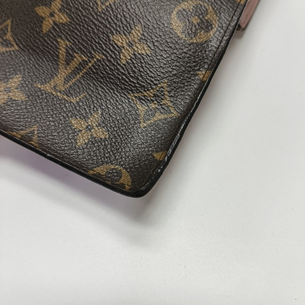 FLORE Monogram Coated Canvas Brown