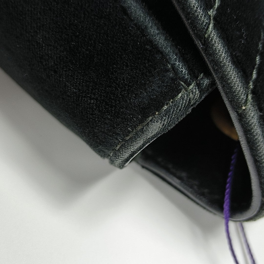 GG Marmont Small Quilted Velvet Black
