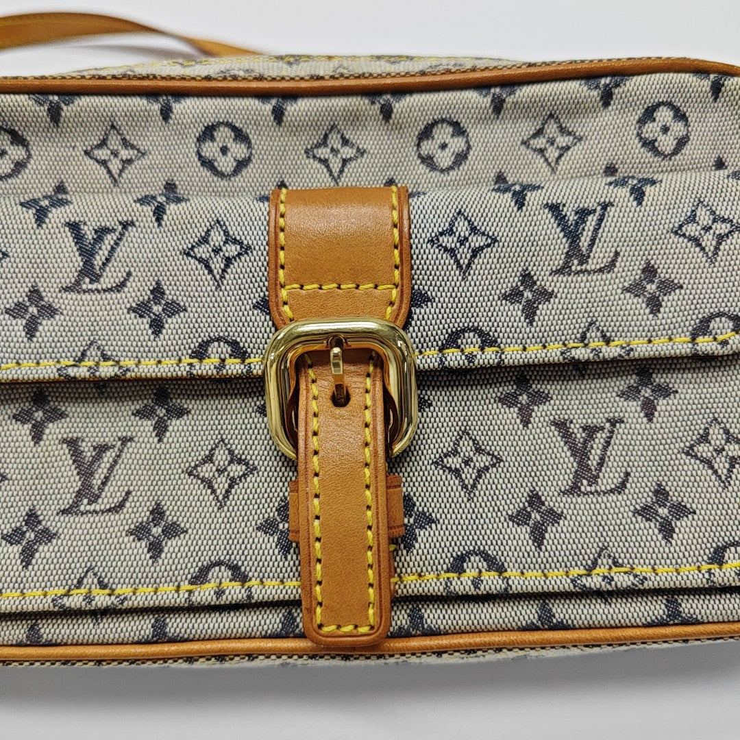 JULIETTE Mini Monogram Denim Gray
