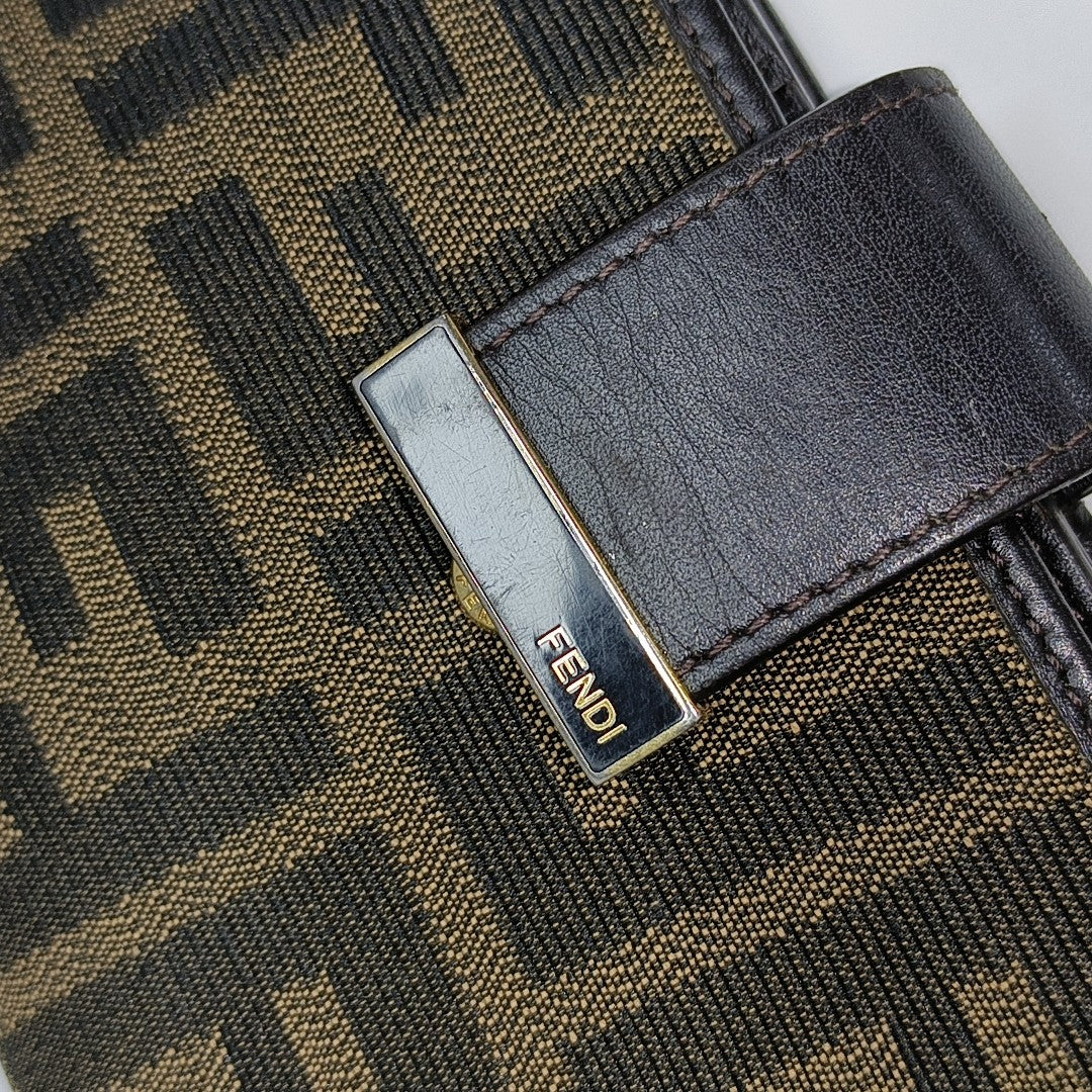 Monogram Canvas Wallet Brown