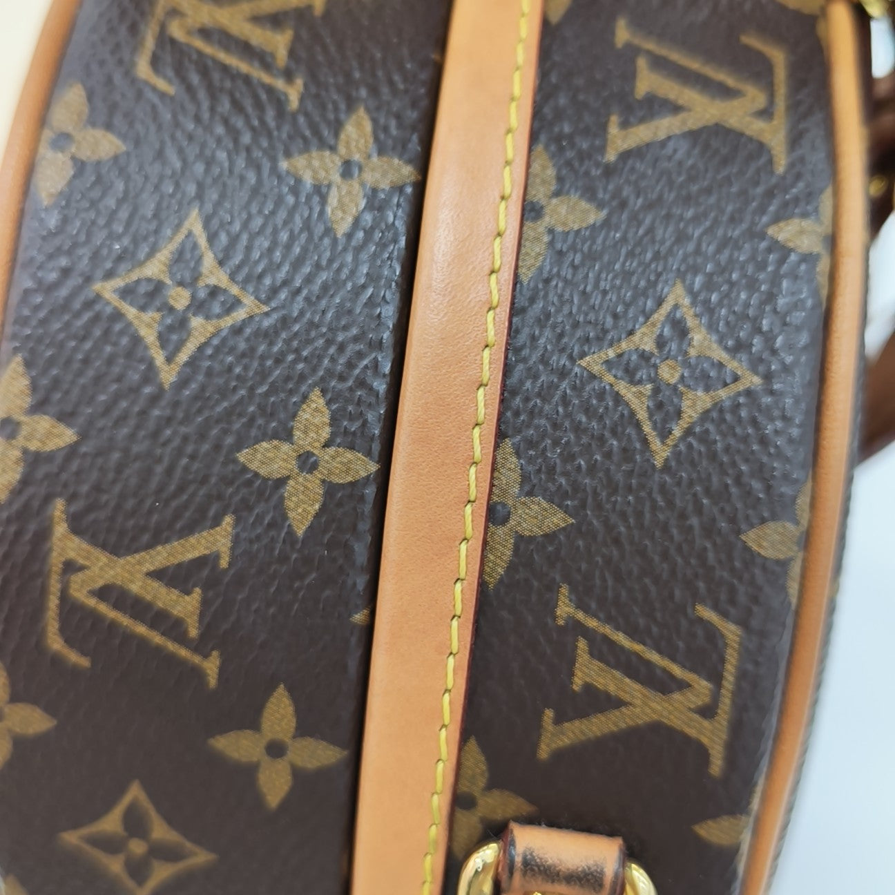 BOITE CHAPEAU PM Monogram Coated Canvas Brown