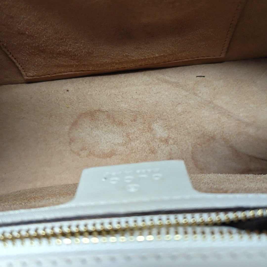 Sylvie Small Calfskin White
