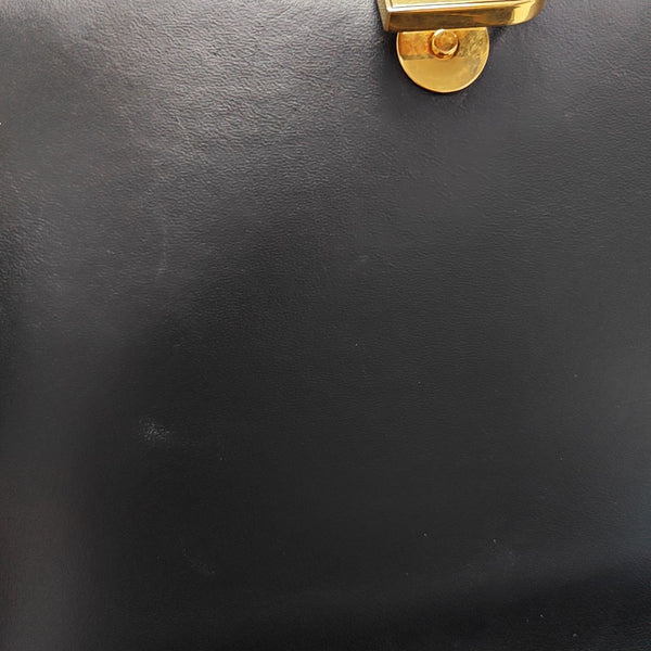 Hourglass Small Calfskin Black