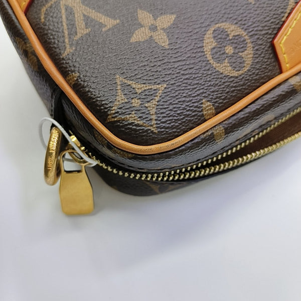 MARLY DRAGONNE Mini Monogram Coated Canvas Brown
