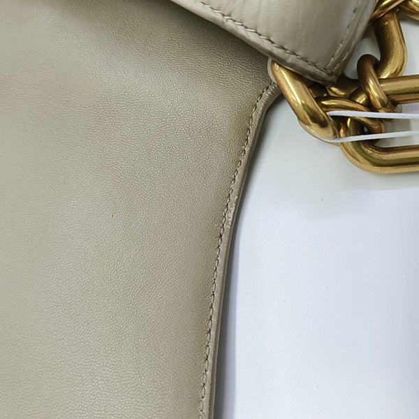 Downtown Small Calfskin Beige