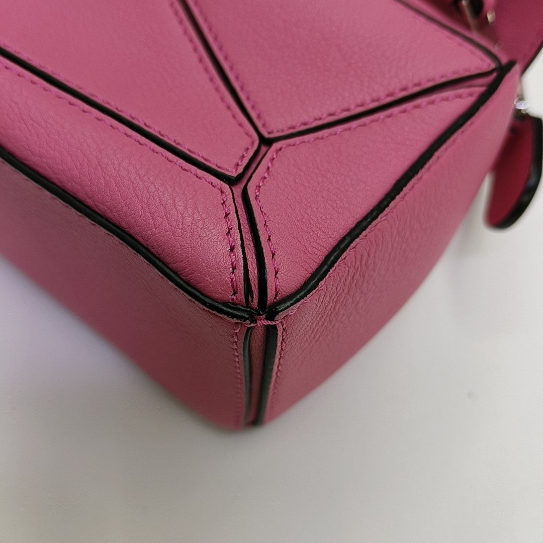 Puzzle Mini Calfskin Pink