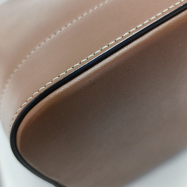Calfskin Bucket Bag Brown