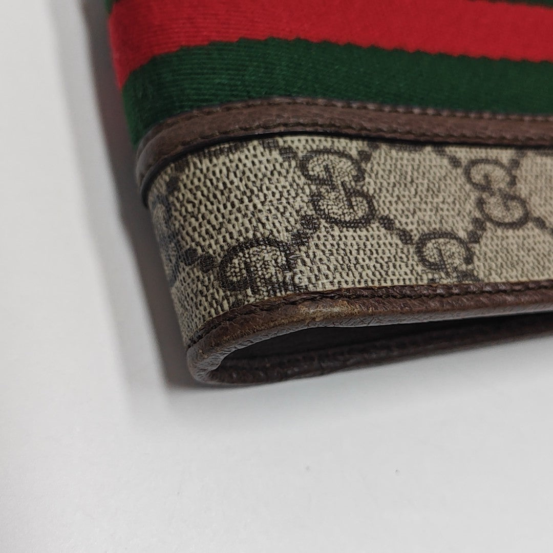 Ophidia Mini Monogram Coated Canvas Beige