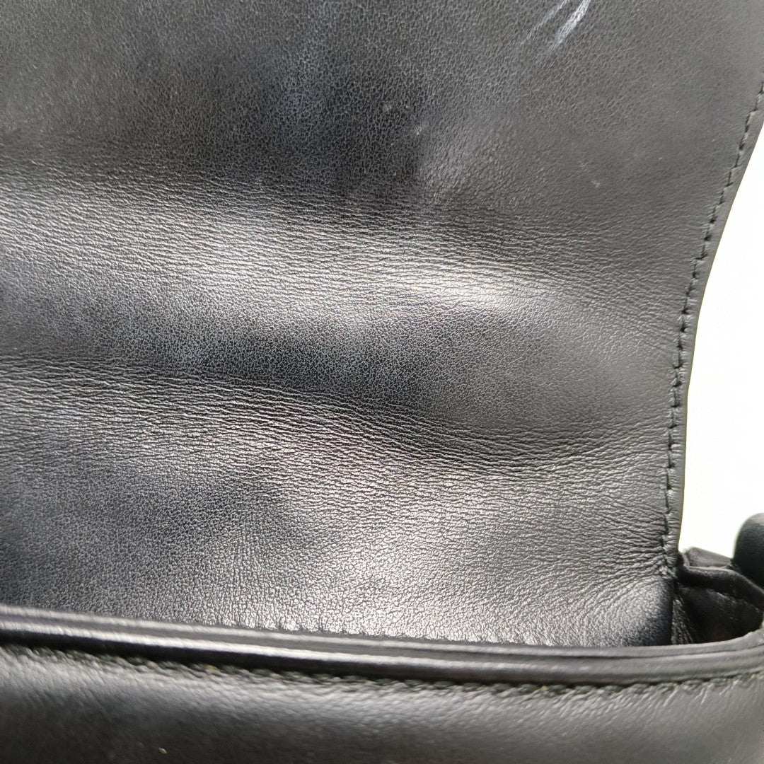 GG Marmont Mini Quilted Calfskin Black