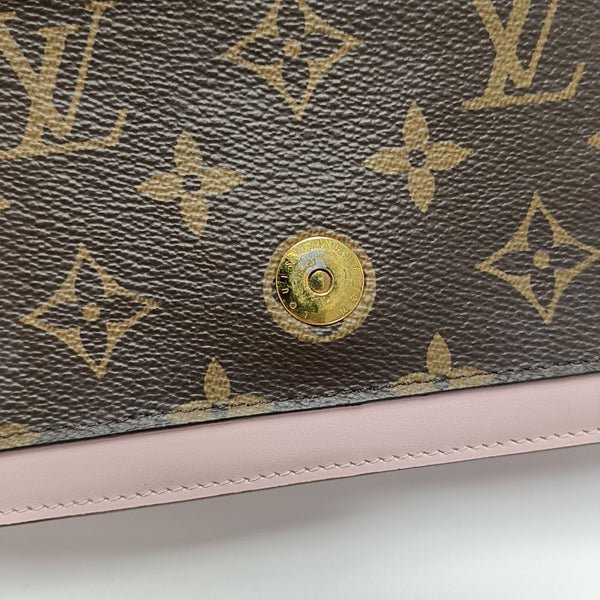 FLORE Monogram Coated Canvas Brown