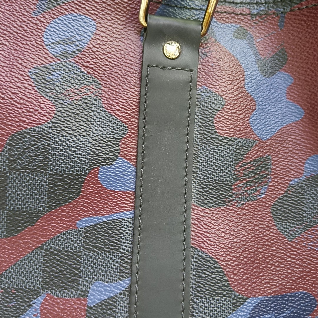 Damier Coated Canvas Shoulder Bag Multicolor