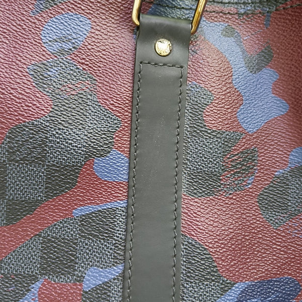 Damier Coated Canvas Shoulder Bag Multicolor
