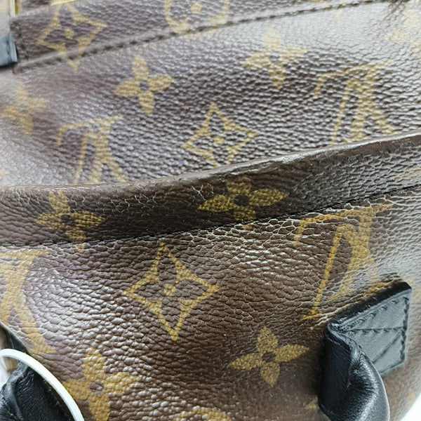 PALM SPRINGS Mini Monogram Coated Canvas Brown