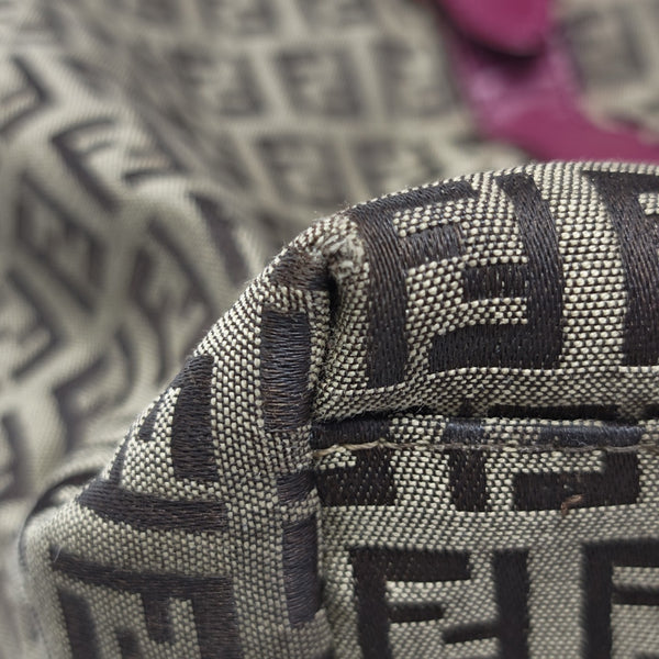 Monogram Canvas Tote Bag Brown
