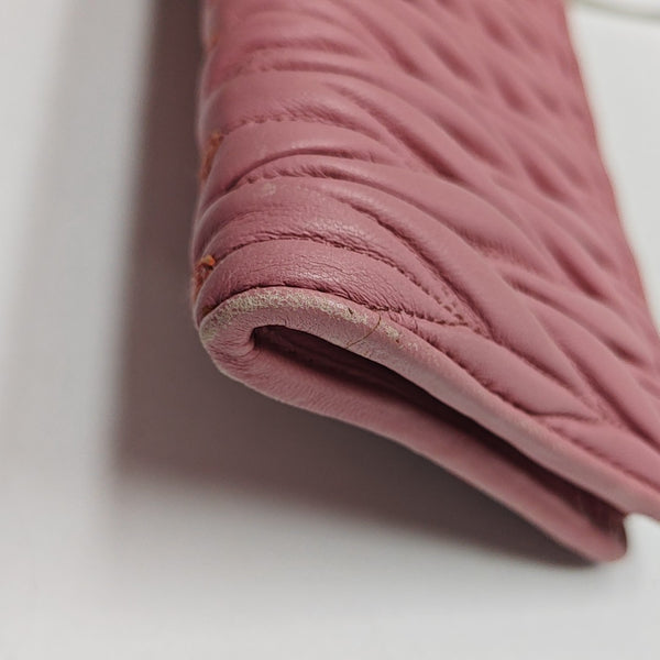 Quilted Lambskin Wallet Multicolor