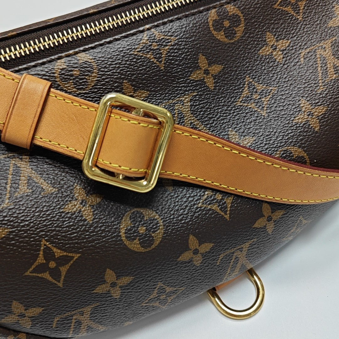 BUMBAG Monogram Coated Canvas Brown