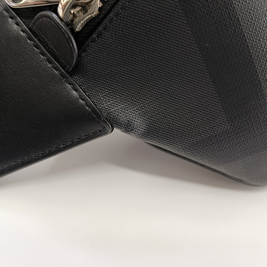 London Medium Coated Canvas Gray