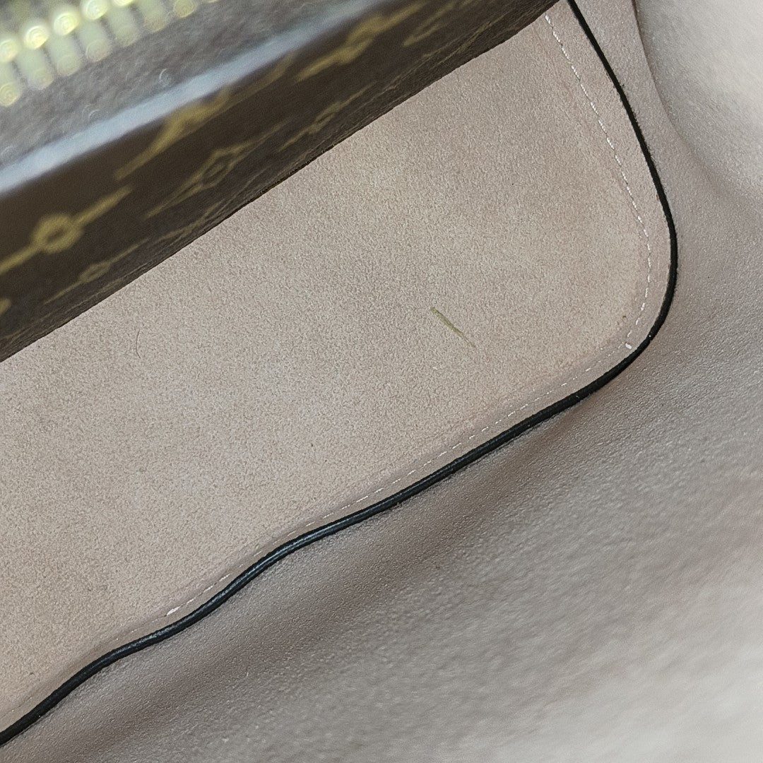 NÉONOÉ MM Monogram Coated Canvas Brown