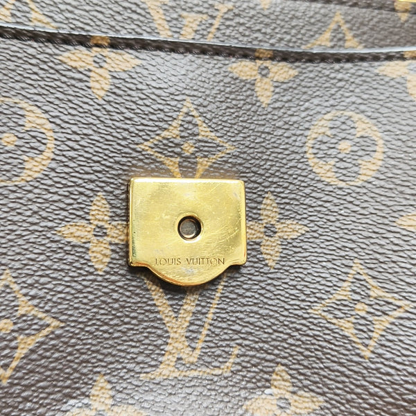 PASSY Monogram Coated Canvas Brown