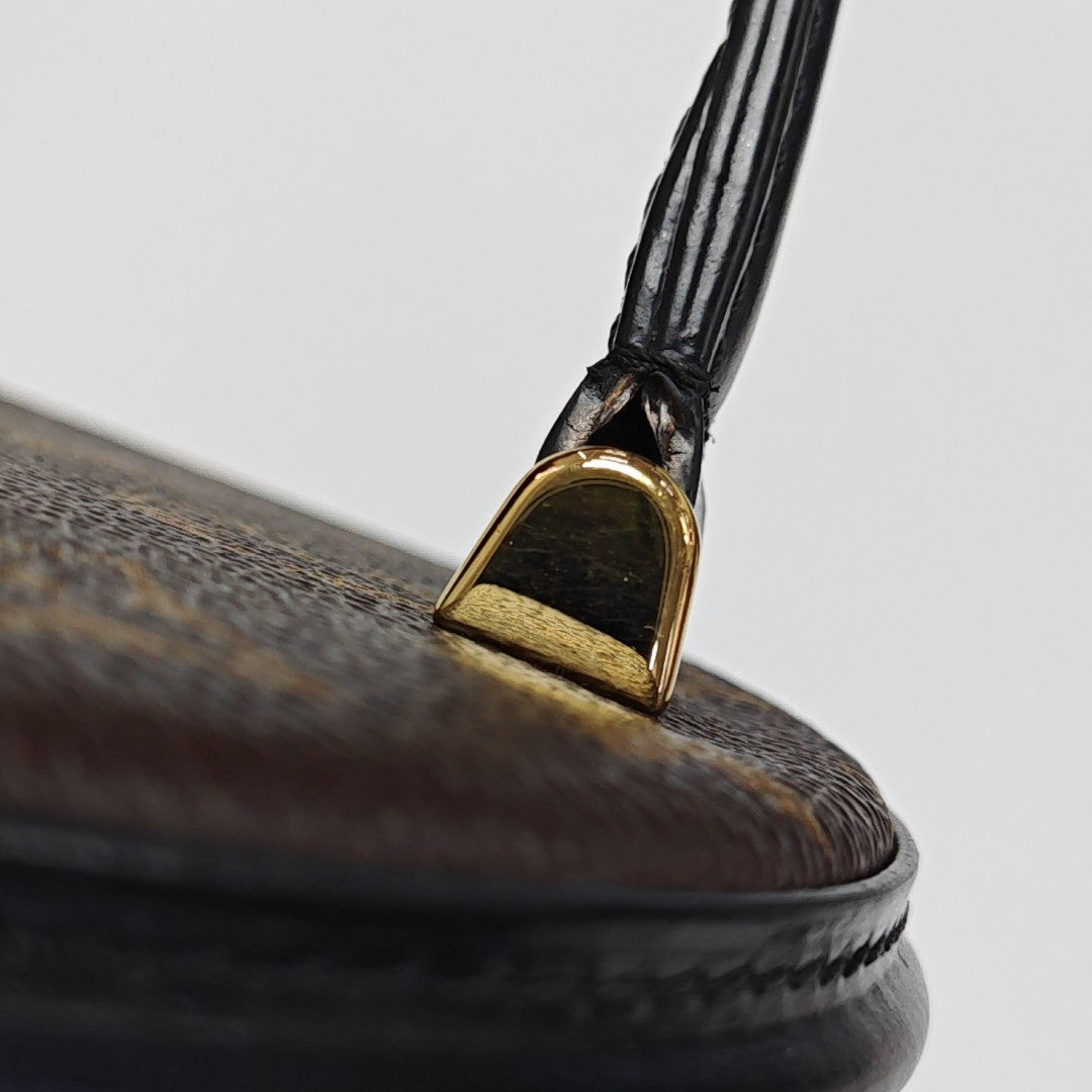 CANNES PM Monogram Coated Canvas Brown