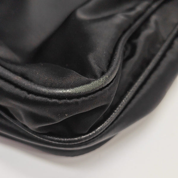 Nylon Shoulder Bag Black