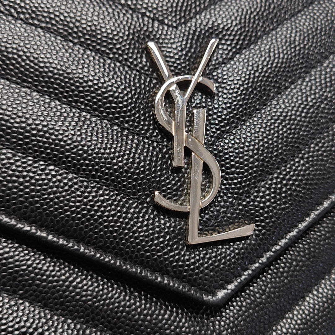 MONOGRAM WOC Chevron Calfskin Black