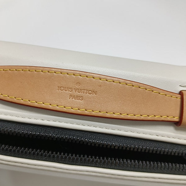 TRUNK Monogram Calfskin White