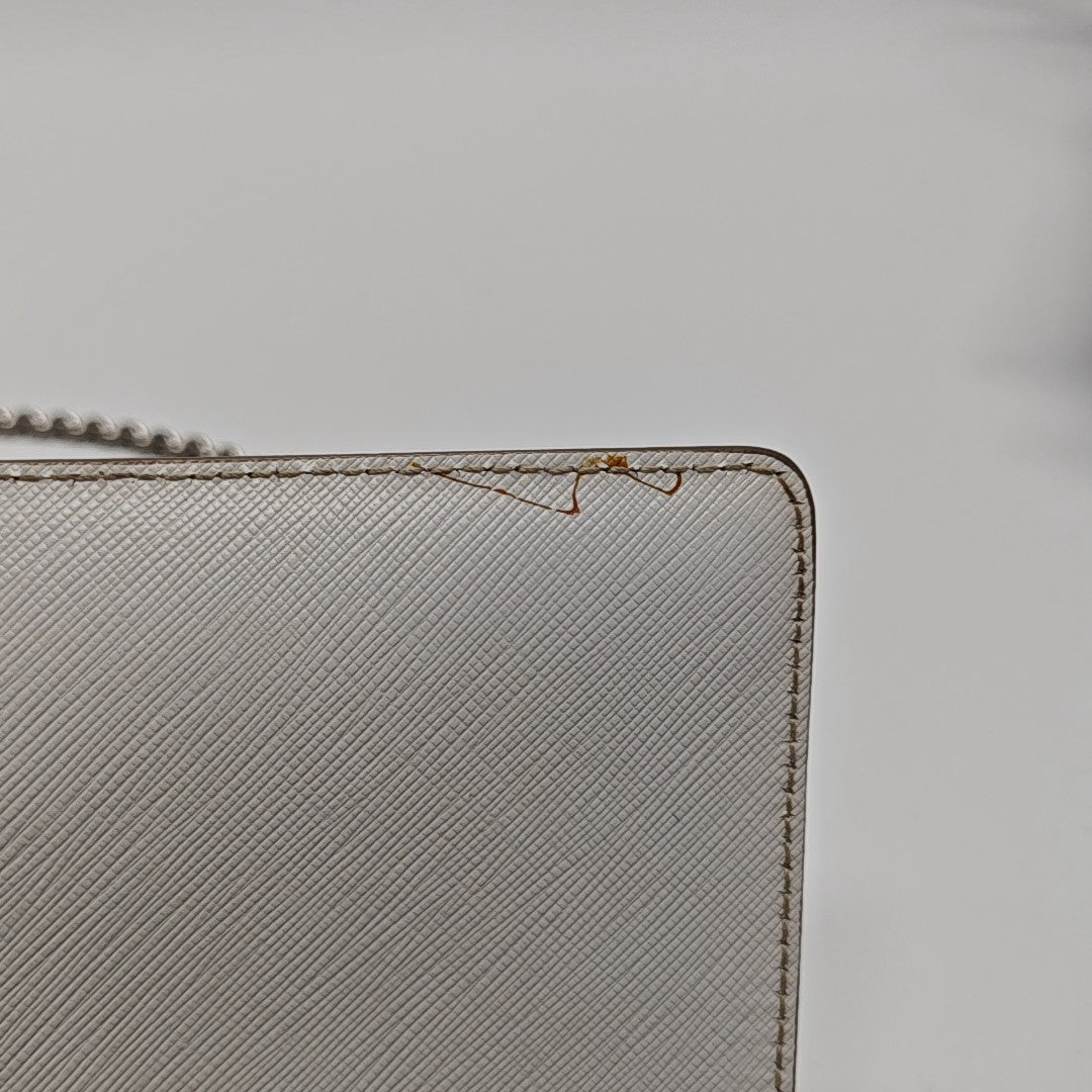 Calfskin Crossbody Bag White