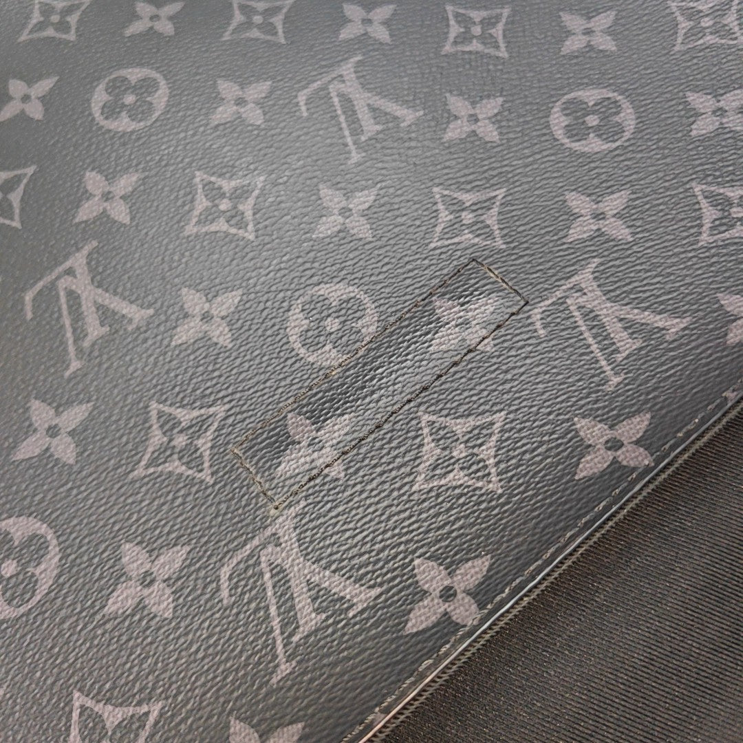 STEAMER Monogram Coated Canvas Black