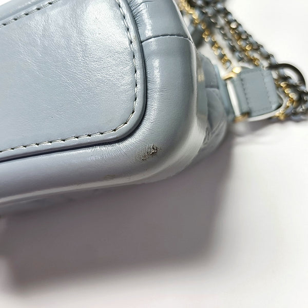 Authenticated pre-owned  GABRIELLE Quilted Calfskin Blue - Shoulder Bag at Looply