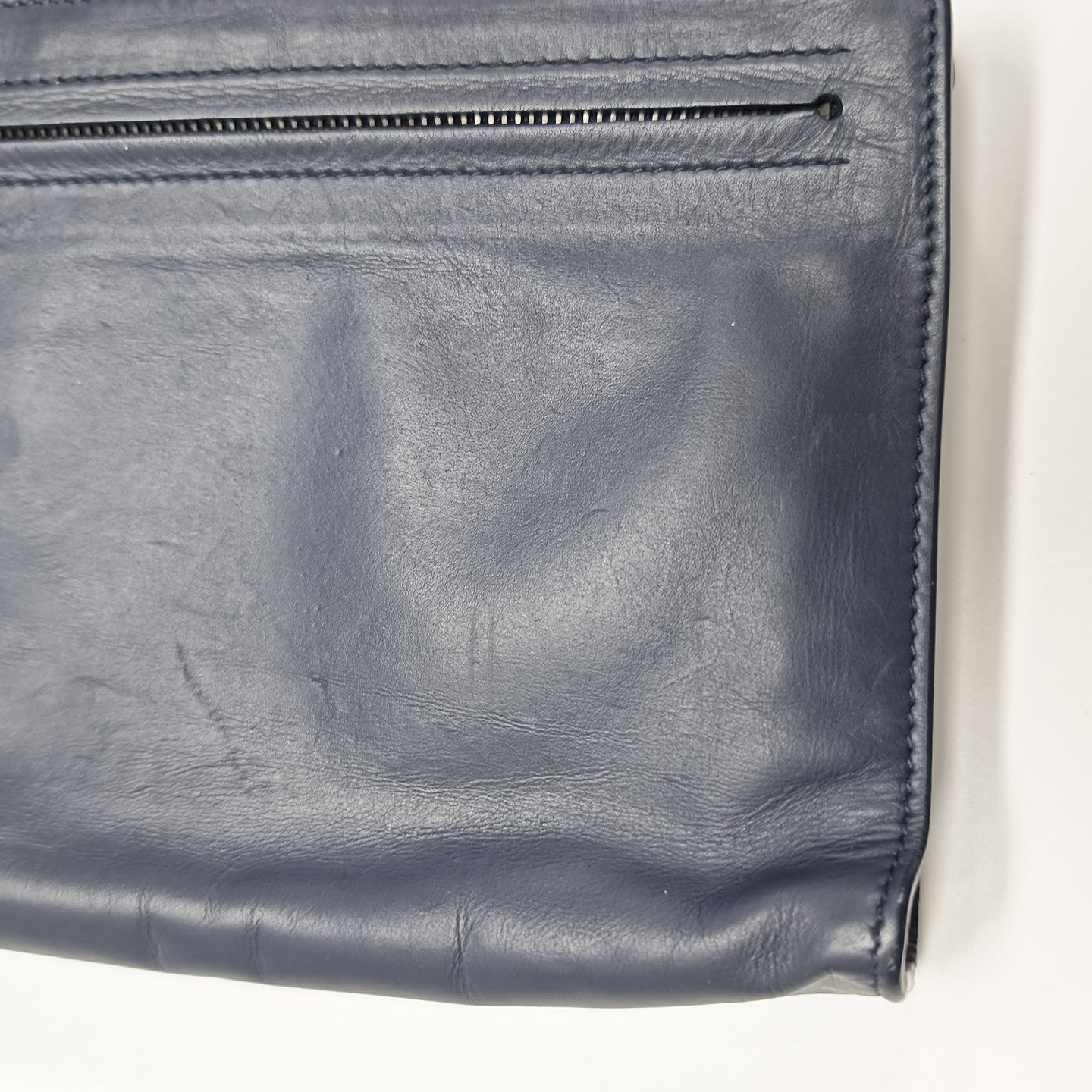 Calfskin Clutch Blue