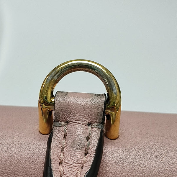 LOCKY BB Monogram Coated Canvas Pink