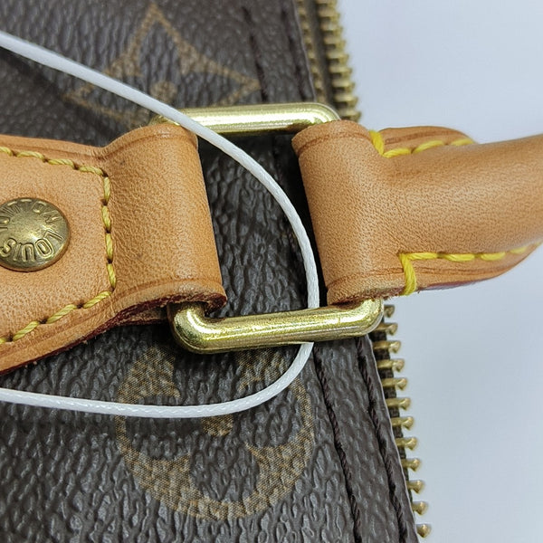 SPEEDY 30 Monogram Coated Canvas Brown