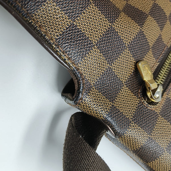 DISTRICT MM Damier Ebene Coated Canvas Brown