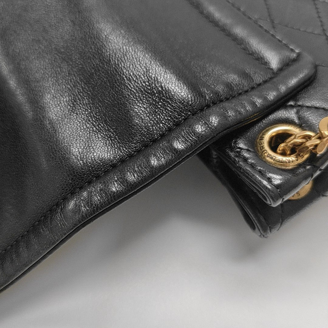 NOLITA Mini Quilted Lambskin Black