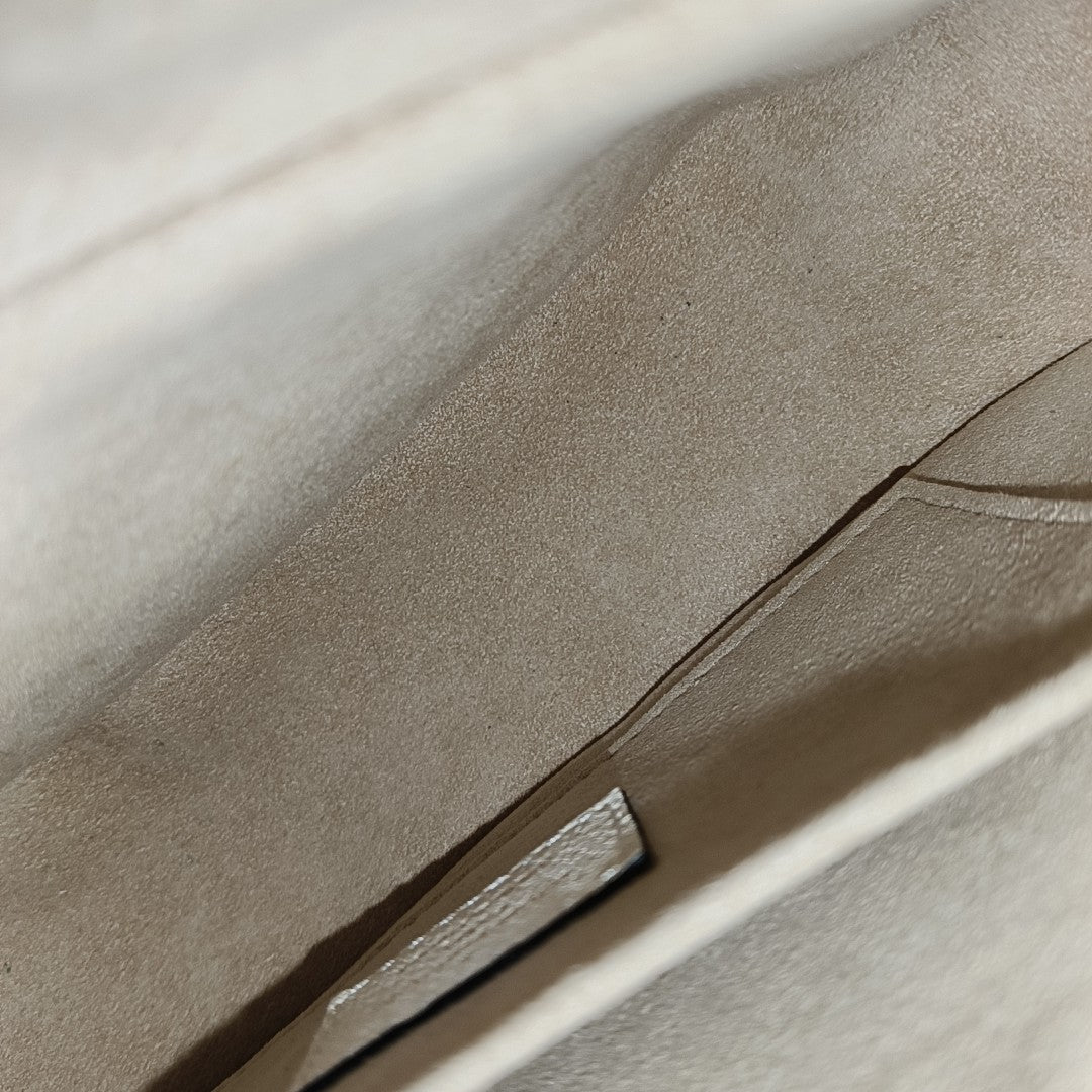 BAGATELLE Monogram Calfskin White