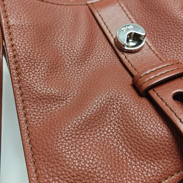 Aby Small Calfskin Brown