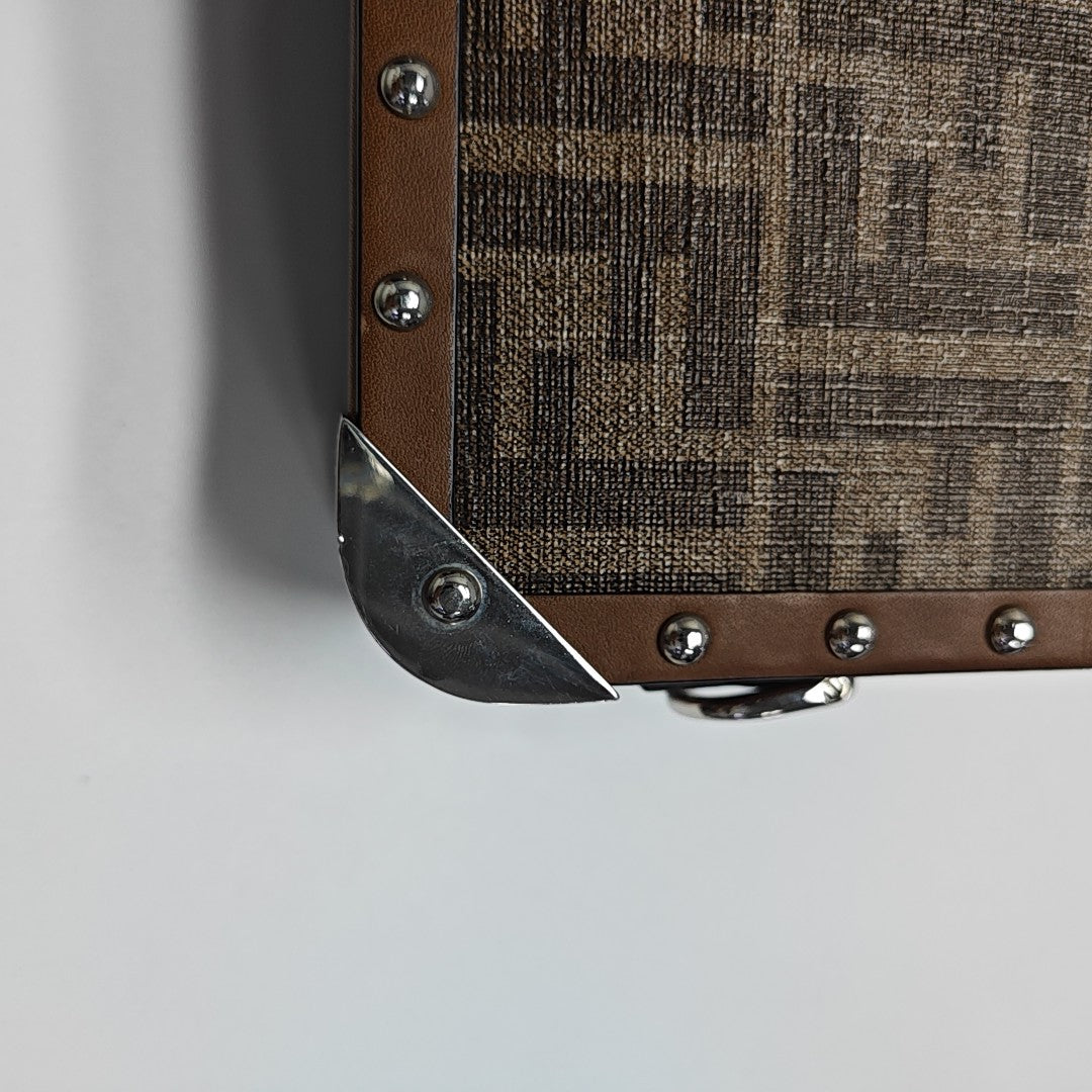 Baguette Trunk Calfskin Brown