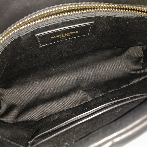PUFFER Mini Chevron Lambskin Black