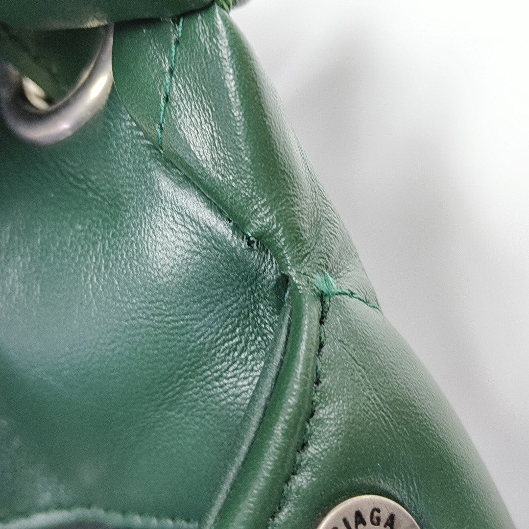 B. Quilted Calfskin Green