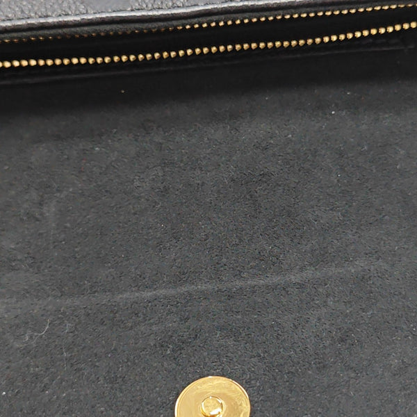 IVY Monogram Calfskin Black