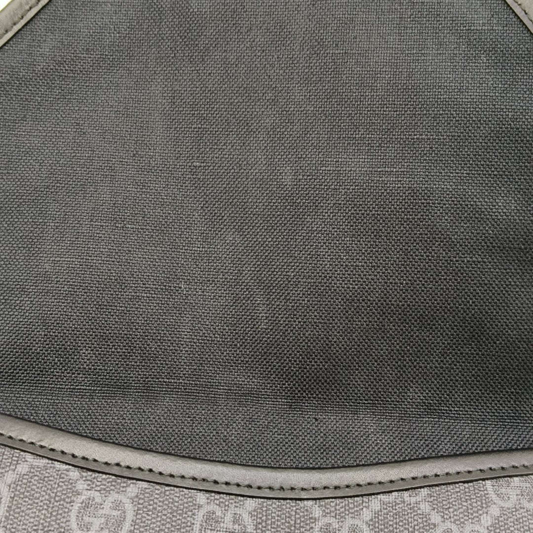 Monogram Coated Canvas Shoulder Bag Gray